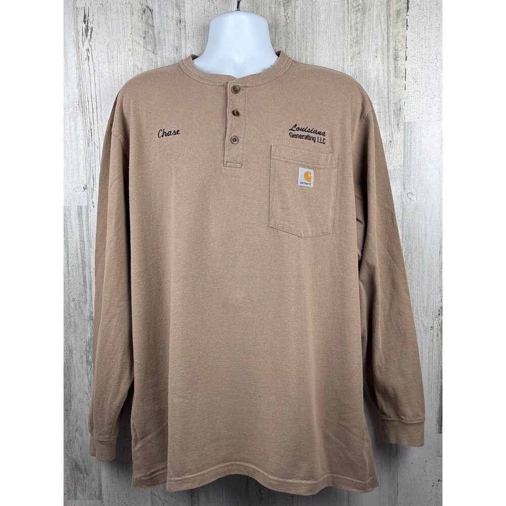 Carhartt Original Fit Workwear Pocket T-Shirt Large (24”x31”) W/ Name Chase